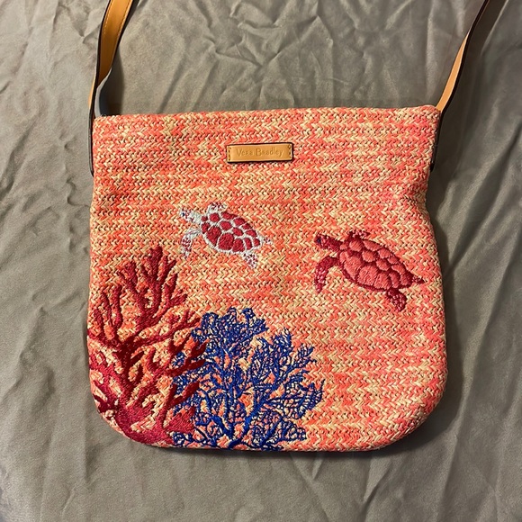 Vera Bradley Bags Vera Bradley Straw Turtle Cross Body Bag Poshmark